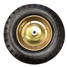 Wheelbarrow Replacement Wheel, Zero Barrow Wheel, 12mm Axle, 4.8 / 4.00