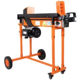 8 Ton 2 Speed Duo Electric Log Splitter with Workbench guard and trolley, FM16TW-TC