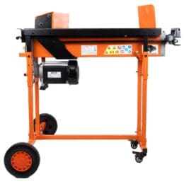 8 Ton 2 Speed Duo Electric Log Splitter with Workbench guard and trolley, FM16TW-TC