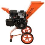 side profile of petrol wood chipper, lct 6hp petrol engine