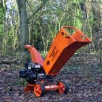 Professional Wood Chipper, Compact Commercial Chipper, Garden Shredder, Wood chipper in forest