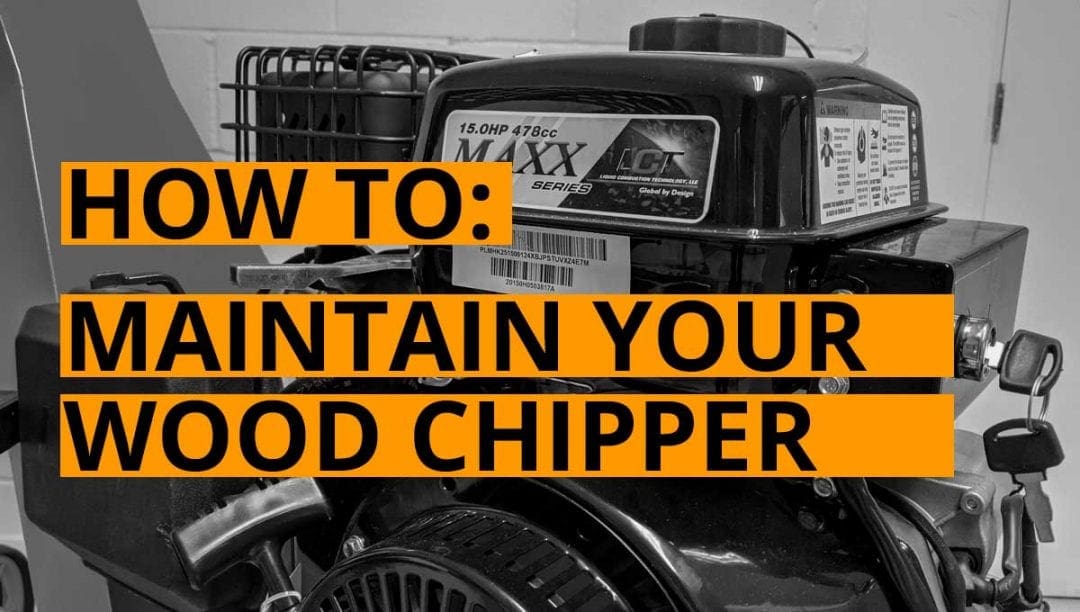 maintain wood chipper, forest master weod chipper, belts, petrol