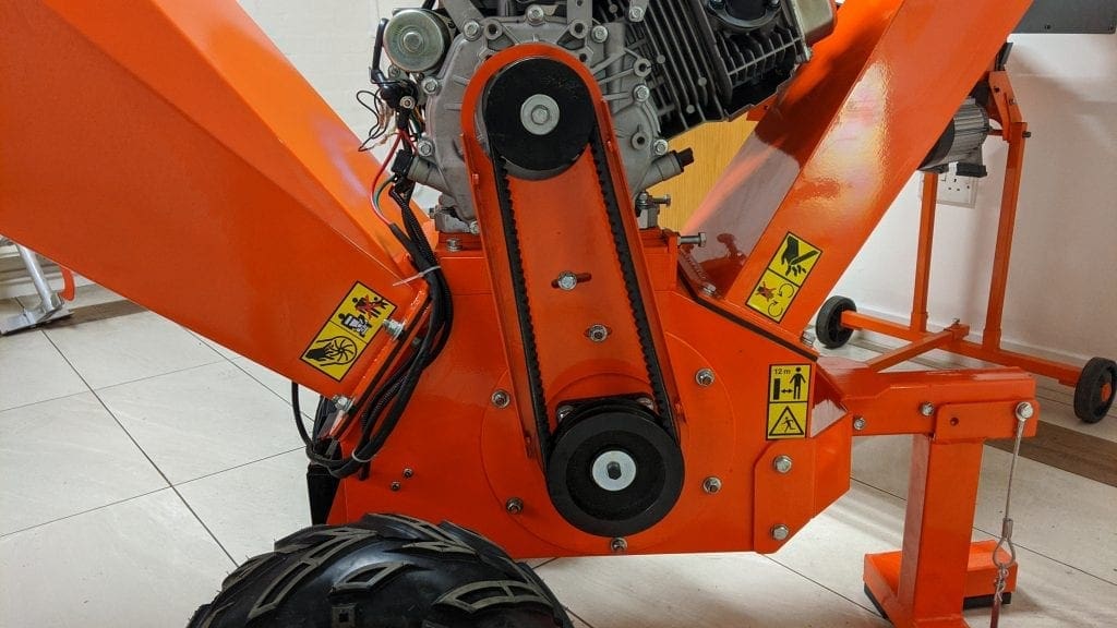 15hp belt, wood chipper, pulley