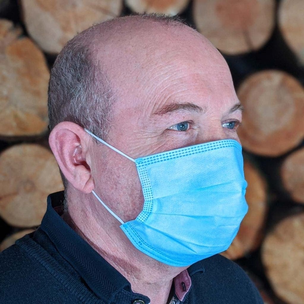 PPE Mask, Disposable Mask, Pack of 50, Protective Face Mask, Disposable Mask