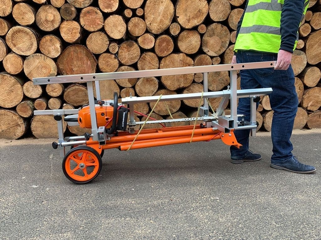 Universal Sawmill, Wheel Attachment, Chainsaw mill, Portable Sawmill