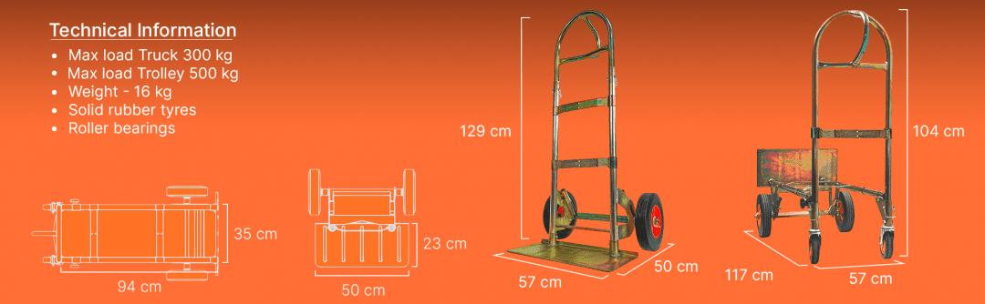 sack barrow dimensions