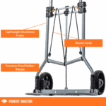 90KG hand truck, foldable compact