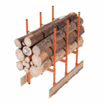 Bulk log sawhorse, multi log holder