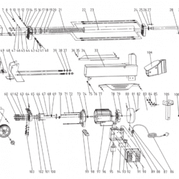 electric log splitter exploded diagram