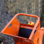 Professional Wood Chipper, Compact Commercial Chipper, Garden Shredder, hopper chute, emergency stop